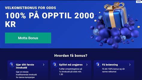 odds velkomstbonus|Velkomstbonus .